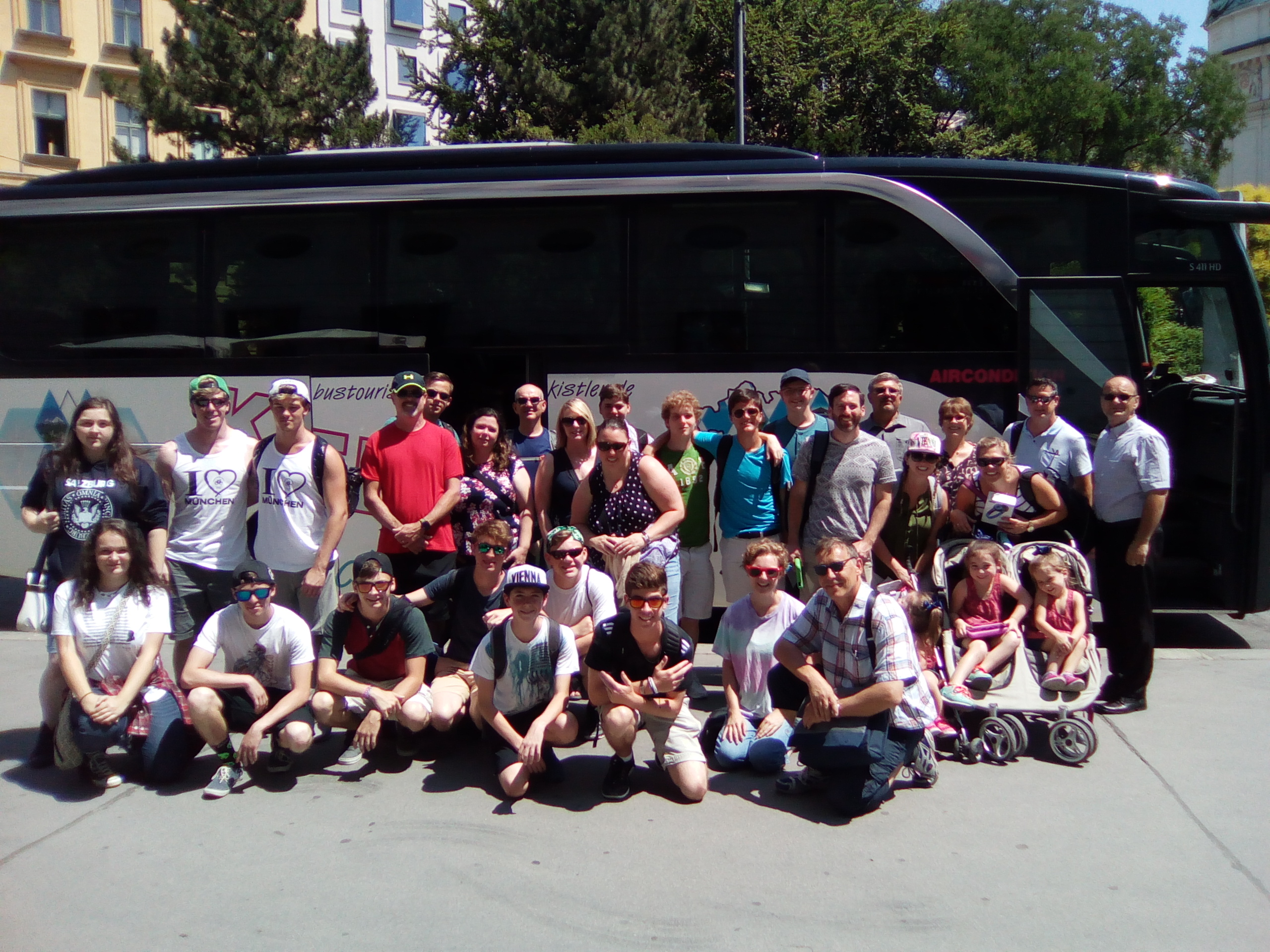 student group Austria Germany motorcoach tour bus