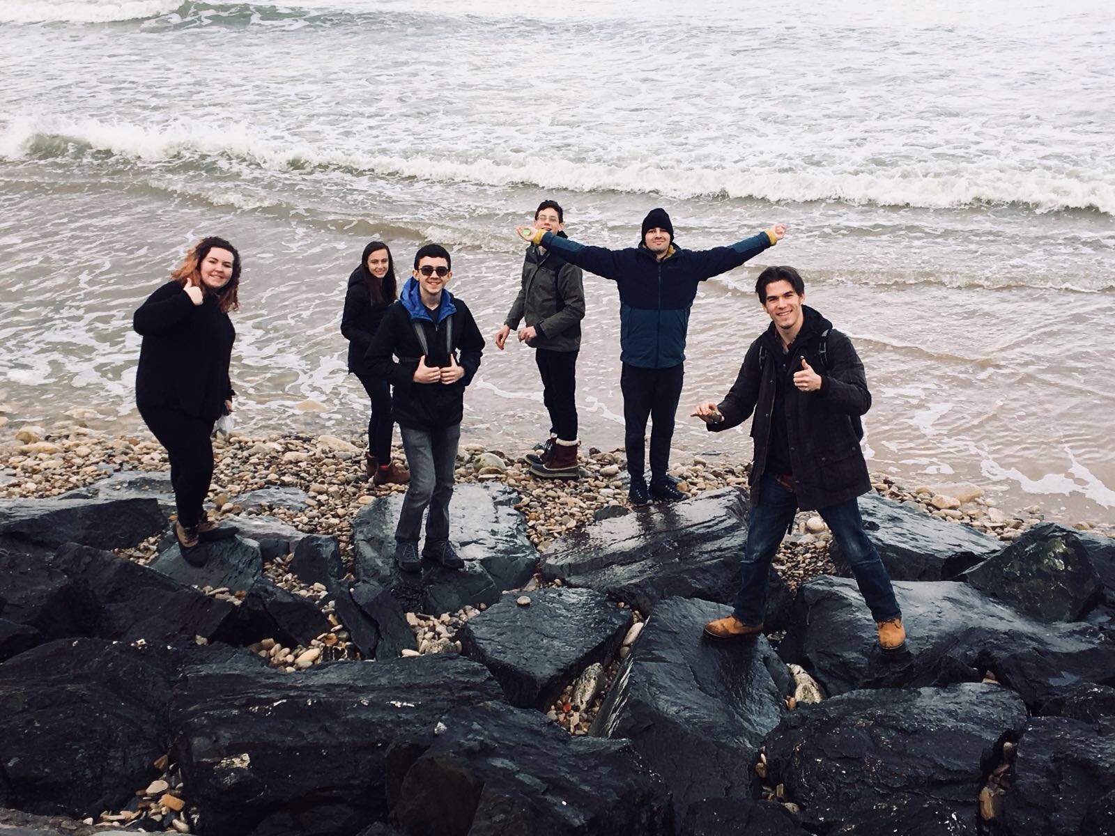 student group d-day beaches dday beach