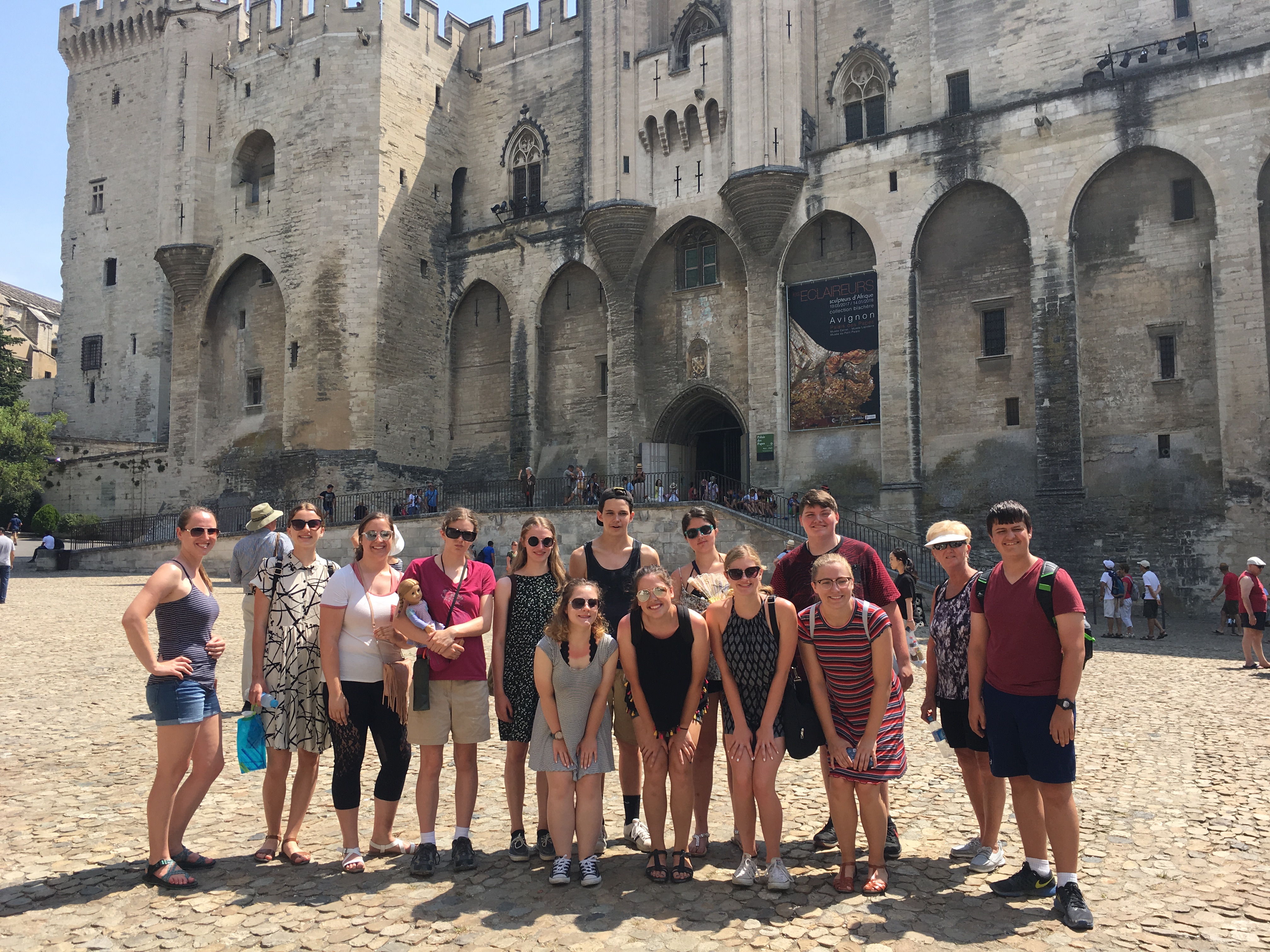 student group in Avignon