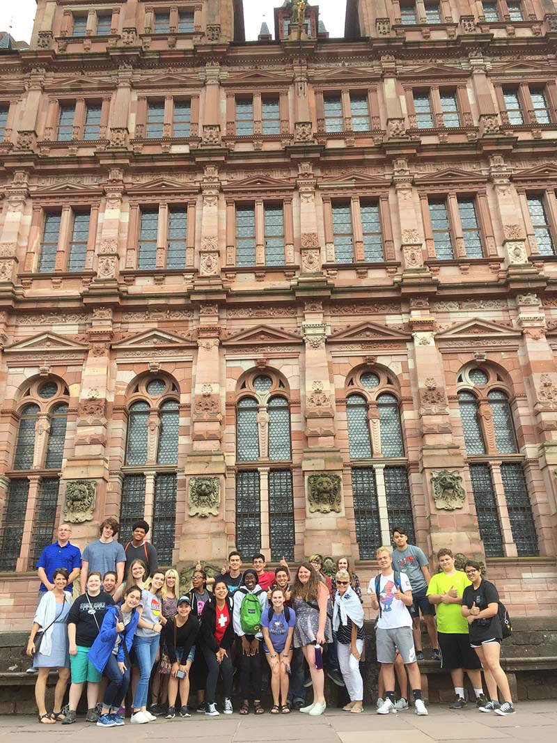 Heidelberg Castle student group tour